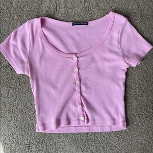 pink Brandy Melville tee!